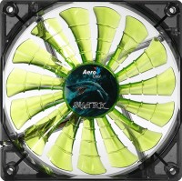 Фото - Система охлаждения Aerocool Shark Fan 12cm Green 