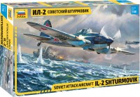 Фото - Сборная модель Zvezda Soviet Attack Aircraft IL-2 Shturmovik (1:48) 