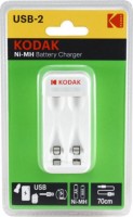 Фото - Зарядка аккумуляторных батареек Kodak C8001B USB 