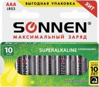 Аккумулятор / батарейка SONNEN Super Alkaline  10xAAA