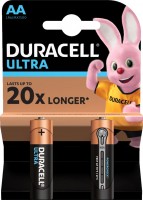 Аккумулятор / батарейка Duracell  2xAA Ultra MX1500