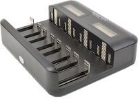 Фото - Зарядка аккумуляторных батареек Robiton VolumeCharger LCD