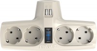 Фото - Сетевой фильтр / удлинитель Pilot T USB 