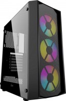 Фото - Корпус Powercase Rhombus X3 Mesh LED черный