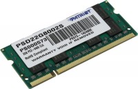 Фото - Оперативная память Patriot Memory DDR2 SO-DIMM 1x2Gb PSD22G8002S