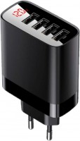 Фото - Зарядное устройство BASEUS Mirror Lake Digital Display 4USB Travel Charger 30W