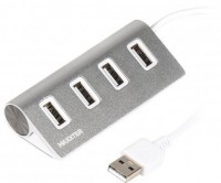 Фото - Картридер / USB-хаб Maxxter HU2A-4P-01