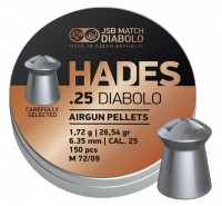 Фото - Пули и патроны JSB Hades 6.35 mm 1.72 g 150 pcs