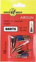 Фото - Пули и патроны Shershen Darts 4.5 mm 1.0 g 12 pcs 