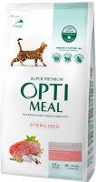 Фото - Корм для кошек Optimeal Adult Sterilised with Beef  1.5 kg