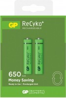 Фото - Аккумулятор / батарейка GP Recyko 2xAAA 650 mAh 