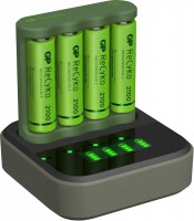 Фото - Зарядка аккумуляторных батареек GP B4D45 + 4xAA 2100 mAh