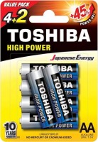 Фото - Аккумулятор / батарейка Toshiba High Power  6xAA