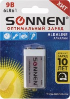 Аккумулятор / батарейка SONNEN Alkaline 1xKrona 