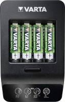 Фото - Зарядка аккумуляторных батареек Varta LCD Smart Plus Charger + 4xAA 2100 mAh 