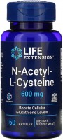 Фото - Аминокислоты Life Extension N-Acetyl-L-Cysteine 600 mg 60 cap 