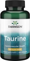 Фото - Аминокислоты Swanson Taurine 500 mg 100 cap 