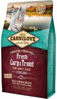 Фото - Корм для кошек Carnilove Adult Sterilised with Fresh Carp/Trout  2 kg