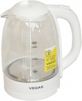 Фото - Электрочайник Vegas VEK-0038W 2200 Вт 1.7 л  белый