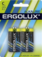 Аккумулятор / батарейка Ergolux 2xC 