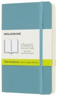 Фото - Блокнот Moleskine Plain Notebook Pocket Soft Ocean Blue 