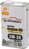 Фото - Моторное масло Autobacs Synthetic Engine Oil 5W-30 SN/GF-5 1 л