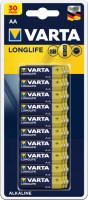 Фото - Аккумулятор / батарейка Varta Longlife  30xAA