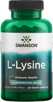 Фото - Аминокислоты Swanson L-Lysine 90 cap 