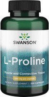 Фото - Аминокислоты Swanson L-Proline 500 mg 100 cap 