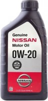 Фото - Моторное масло Nissan Synthetic Engine Oil 0W-20 1L 1 л