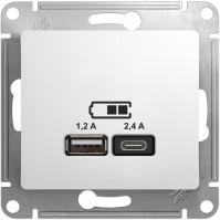 Фото - Розетка Schneider Glossa GSL000139 белый