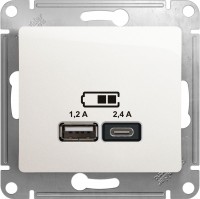 Фото - Розетка Schneider Glossa GSL000639 белый