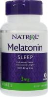 Фото - Аминокислоты Natrol Melatonin 3 mg 60 tab 