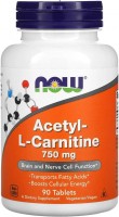 Фото - Сжигатель жира Now Acetyl L-Carnitine 750 mg 90 cap 90 шт