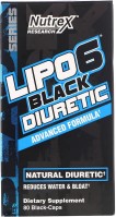 Фото - Сжигатель жира Nutrex Lipo-6 Black Diuretic 80 cap 