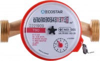 Фото - Счетчик воды EcoStar DN15 1/2 L110 E-C 2.5 hot 