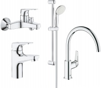 Фото - Набор смесителей Grohe BauFlow 121640K