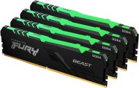 Фото - Оперативная память Kingston Fury Beast RGB DDR4 4x8Gb KF426C16BBAK4/32