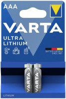 Фото - Аккумулятор / батарейка Varta Ultra Lithium  2xAAA