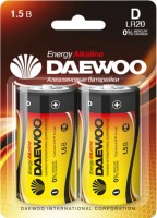 Фото - Аккумулятор / батарейка Daewoo Energy Alkaline 2xD 