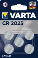 Фото - Аккумулятор / батарейка Varta  5xCR2025