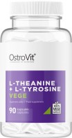 Фото - Аминокислоты OstroVit L-Theanine plus L-Tyrosine Vege 90 cap 