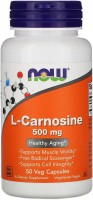 Фото - Аминокислоты Now L-Carnosine 500 mg 50 cap 
