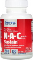 Фото - Аминокислоты Jarrow Formulas N-A-C Sustain 600 mg 100 cap