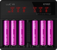 Фото - Зарядка аккумуляторных батареек Efest Luc V6 