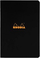 Фото - Блокнот Rhodia Squared Side-Stapled A5 Black 