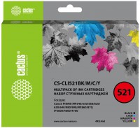 Фото - Картридж CACTUS CS-CLI521BK/M/C/Y