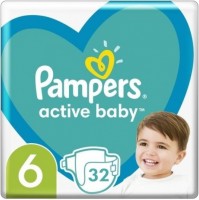 Фото - Подгузники Pampers Active Baby 6 / 32 pcs 