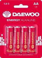 Фото - Аккумулятор / батарейка Daewoo Energy Alkaline  4xAA