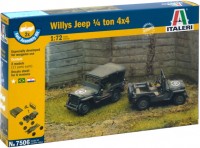 Фото - Сборная модель ITALERI Willys Jeep 1/4 Ton 4x4 (1:72) 